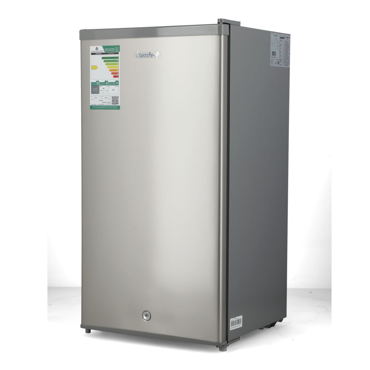 Comfee Single Door Refrigerator with Automatic Defrosting System Silver